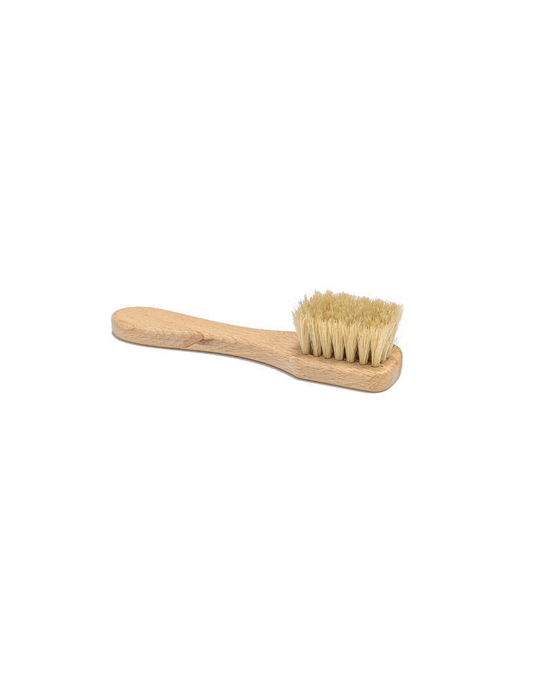 Shoe polish applicator bristle, with handle - Gottardo Brushes and brooms